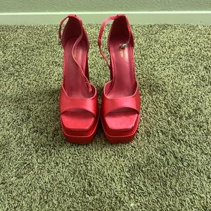 Pink Platform Heels